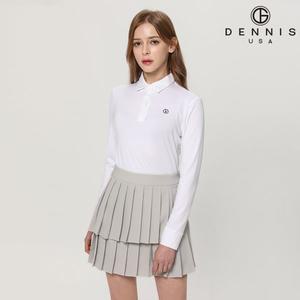 [데니스골프][DENNIS] 여성 2단 플리츠 스커트_NAOMLSK369