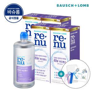 [슈퍼적립] 바슈롬 리뉴 어드밴스 500ml x 2+2개 소프트 렌즈 세척액