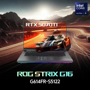 ASUS ROG STRIX G16 G614FR-S5122 (WIN11 / RAM 64GB / SSD 4TB / 라이젠9 / RTX5070Ti) / ywdt
