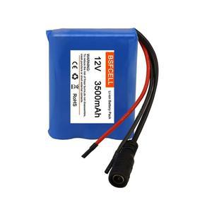 충전식 리튬 이온 배터리 팩, DC 3S1P, 4A, 3500mAh 와이어, 12V