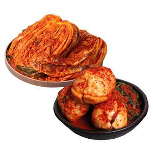 특별구성 도미솔 왕비김장김치 6kg+제주동삼무김치 6kg(2종,12kg)