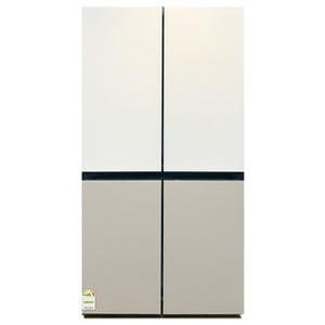 삼성 비스포크 RF85DB91F1H6 냉장고 새틴화이트 + 새틴베이지 일렉