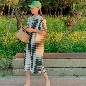 [민지콩] 제크 단가라 PK 카라 반팔 원피스 (2color) 모델소장 /여름까지쭈욱/꾸안꾸/여행룩