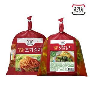 종가집 포기김치 4kg + 갓물김치 3kg