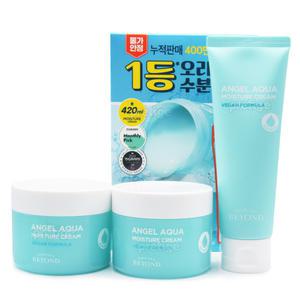 비욘드 엔젤아쿠아 수분진정크림 150ml+150ml+120 3종기획