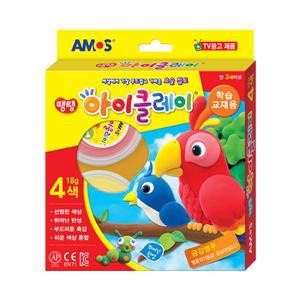아모스 탱탱 아이클레이 18g 4색 학습교재용