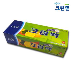 크린랩 크린백 중 25cmX35cm 100매 1개 위생백 비닐백