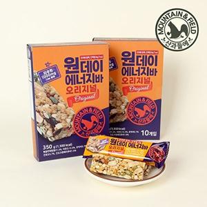 [산과들에]원데이에너지바오리지널10개세트x1개 / 견과류 에너지바 프로틴바 간식