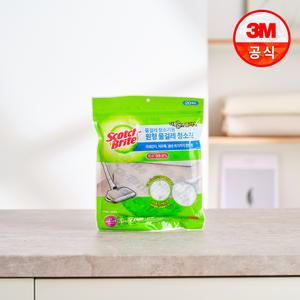 3M 전동 물걸레 청소기용 원형 더블액션 물걸레 청소포 20매 (150mm/210mm)