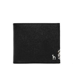 갤러리아 헤지스핸드백 [HJWA2F281BK] 선물용 블랙 체크배색 소가죽 반지갑
