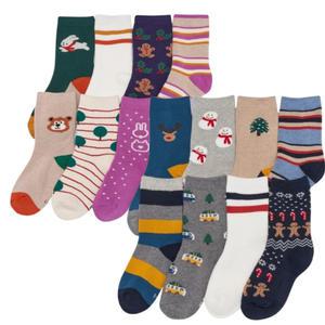 SOCKSTOP 여성 주니어 아동 발목길고 두꺼운 겨울양말세트