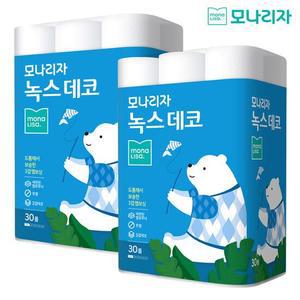 모나리자 녹스 데코 3겹 30M 30롤 2개 총60롤