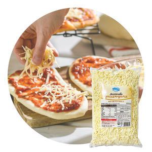 지케이푸드 동원 덴마크 피자치즈 2.5Kg 모짜렐라 대용량치즈 업소용  피자재료 토핑