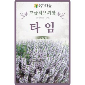 다농 타임 씨앗 1000립 백리향 타임 꽃씨 허브 종자