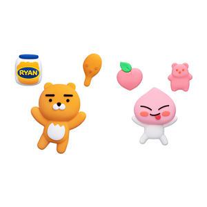 카카오프렌즈 실리콘 참 세트