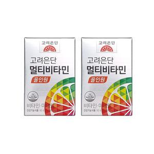 고려은단 멀티비타민 올인원 60정 2박스