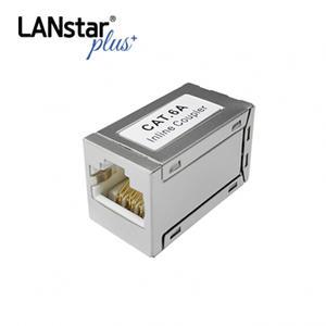랜스타플러스 인라인 커플러 I형 CAT6A STP RJ-45 8P8C Metal LSP-GIC-FJM
