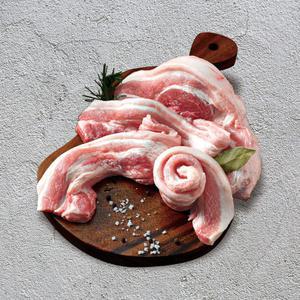 [국제식품] 우리돼지 한돈 냉장 오겹살 400g(구이용,바베큐용)