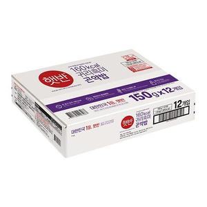 (CJ제일제당)햇반 귀리흑미곤약밥 150G*12개 [1박스]