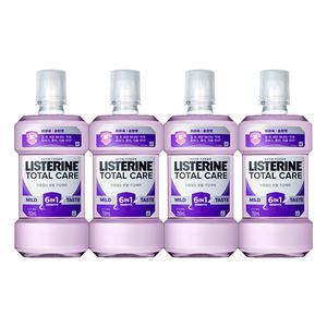 리스테린액 토탈케어 마일드, 750ml, 4개
