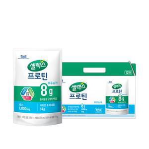 [본사직영]셀렉스 마시는프로틴 로우슈거 파우치 1박스[125mlX12팩]
