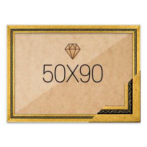 아트박스/누니액자 보석십자수액자 50x90 고급형 그레이스다크골드