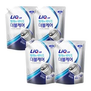 리큐 세탁조 더블케어 일반 리필 2.1L, 4개