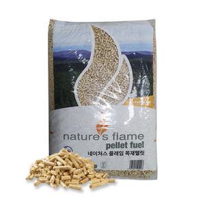 네이처스플레임 뉴질랜드 펠렛 15kg 프리미엄 목재 펠릿 친환경 우드 캠핑 난로 연료 불멍