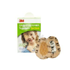 3M 쓰리엠 테가덤 아이패치 20매 1팩 유아 어린이 사시 약시 안대스티커