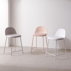 나무뜰 밀라 1+1 홈바의자 아일랜드 카페 식탁의자 높이55cm CMN167C