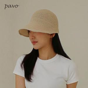 [페이보] 벙거지 여성모자 휴양지 버킷햇  PV헤이즈