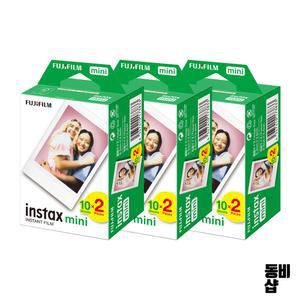인스탁스 필름 미니필름 6팩 60장 폴라로이드 필름