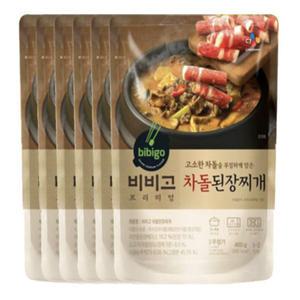 비비고 프리미엄 차돌 된장찌개 460g 6개