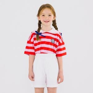 [아이러브제이] 노들 스트라이프 카라 반팔 티 JWUTO13