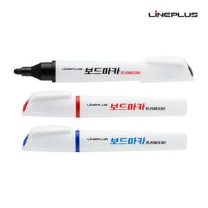 라인플러스 화이트 보드마카 트리마 330 둥근닙 12개입 1타