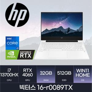 HMC/ HP 빅터스 16-r0089TX / (RAM 32GB / NVMe 512GB / WIN11) / i7-13700HX / RTX4060 / 화이트