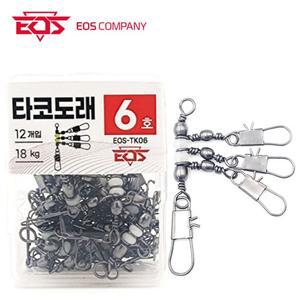 3단 타코 도래 문어 핀도래 채비 옥토퍼스 트리오 인타 루어 낚시 스냅 이오스 컴퍼니 EOS-TK06