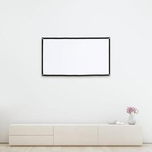 [XBHII900]이동형 빔프로젝터 스크린132x75cm 169비율