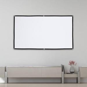 [XBHI9I24]이동형 빔프로젝터 스크린 203x 115cm 169 비율