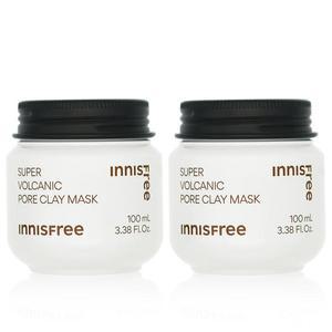 이니스프리 수퍼 화산송이 모공 마스크 100mL 2개