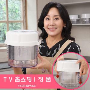 [홈쇼핑] 홍여진 하이로 빅스텐 매직 야채 짤순이 대용량 유청분리기 세트
