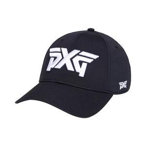 PXG 언스트럭처드 6패널 크라운 골프 볼캡 블랙 H-22PXG000009-BLK