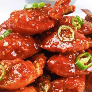 절단 꽃게 양념 게장 1kg 전라도 특제 매운 소스 밥도둑 꽃게장