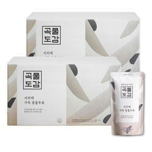 곡물도감 음료 든든한 두유 국산 무가당 서리태 콩물두유 180ml 30개