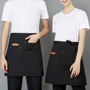 캔버스 허리 앞치마 짧은앞치마 미니 바리스타 카페 미술 어린이집 주방 작업