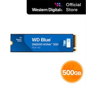 [Western Digital] WD Blue SN5000 M.2 NVMe SSD 500GB (정품 AS 5년)
