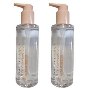 에스네이처 아쿠아 라이스 클렌징오일 200ml x2개 순한클렌징