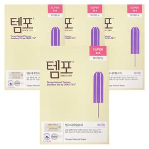 동아제약 템포 내추럴 슈퍼 16P x 4개