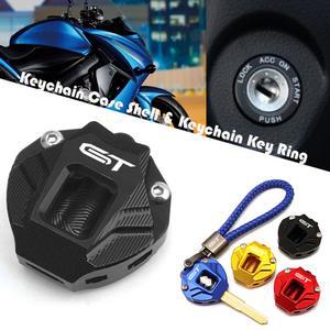 스즈키 GSXSGT GSX-S GT GSXS1000GT GSXS 1000GT GSXS 1000GT GSX-S1000GT 오토바이 액세서리, CNC 키 커버 케이스 쉘 및 키체인 키링