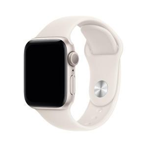 애플워치 SE 2세대 2024년형 GPS 44mm 스타라이트 알루미늄 스타라이트 스포츠밴드 (S/M) MXEU3KH/A S_B